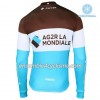 Maillot Cyclisme 2018 AG2R La Mondiale Hiver Thermal Fleece N002